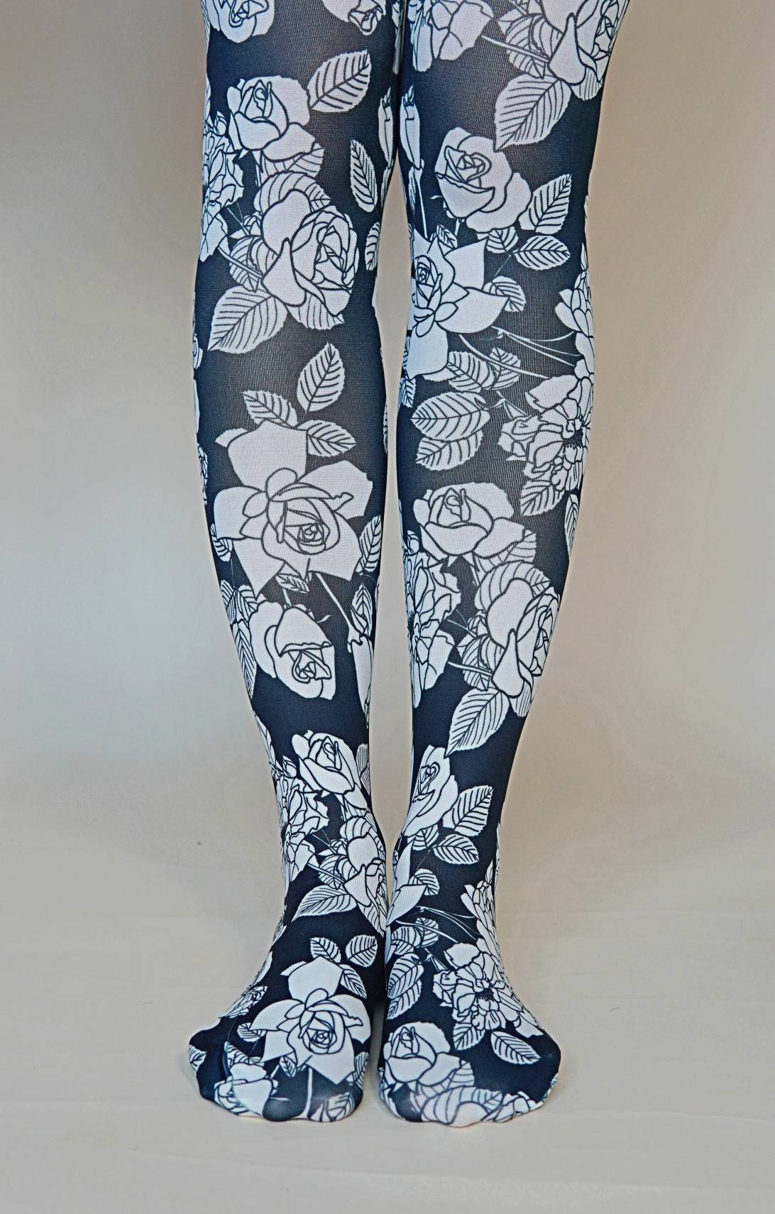 Black and White Tights | Women's Tights – Tabbisocks