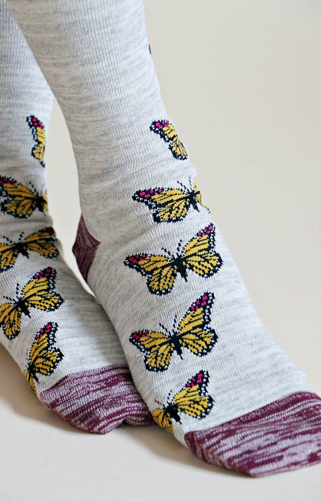 Replant Pairs "Monarch Butterfly" Socks