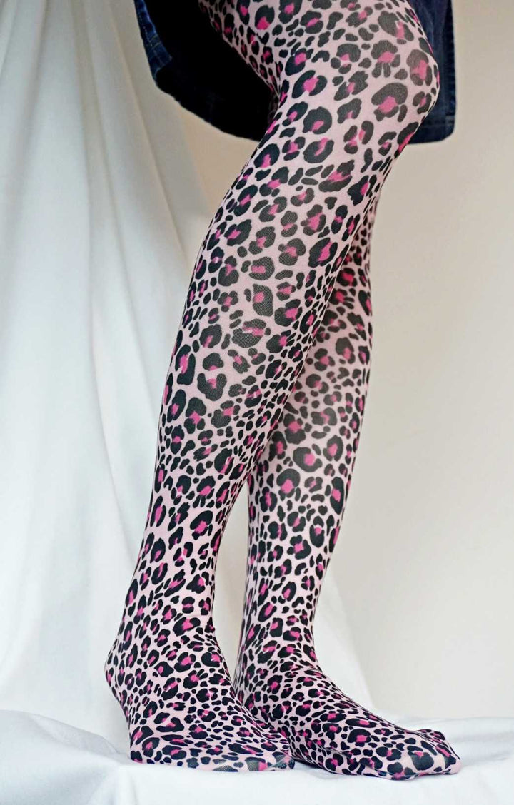 Leopard Animal Tights