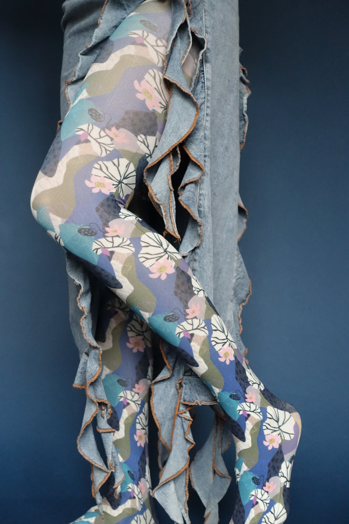 Unique Water Lilies Tights