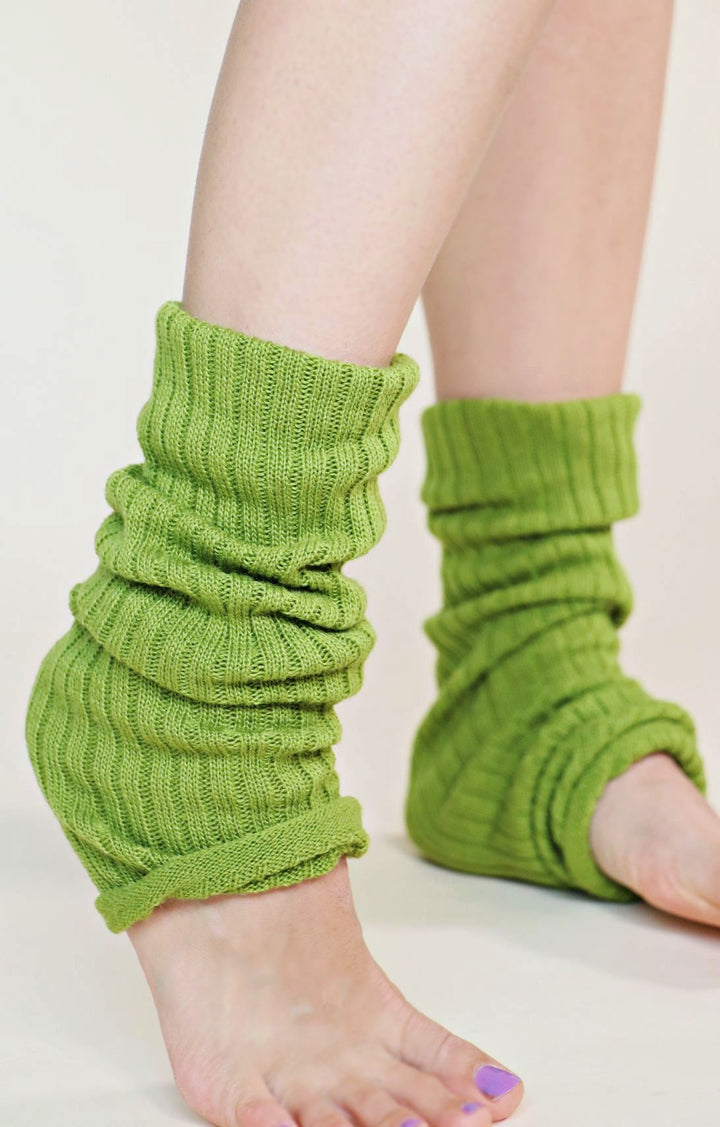 light green legwarmer