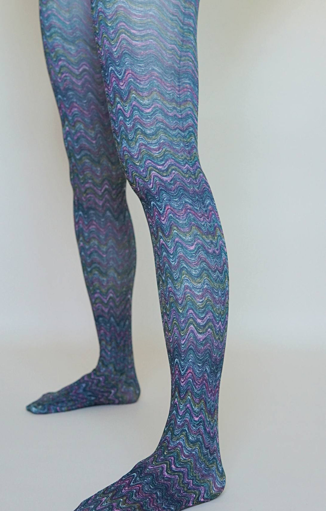 Colorful Zigzag Tights