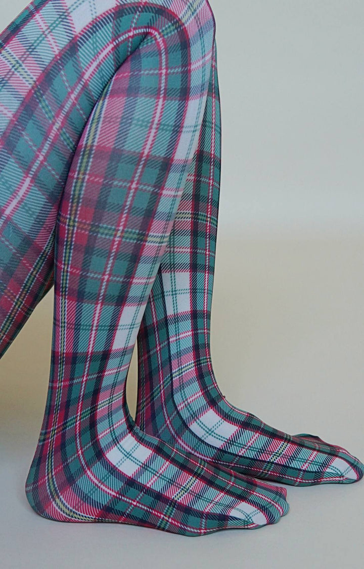 Cozy Crossings Printed Tights