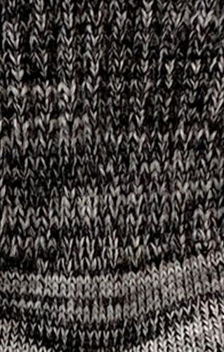 Sample fabric of TABBISOCKS brand Scrunchy Over the Knee Socks in Dark Grey color