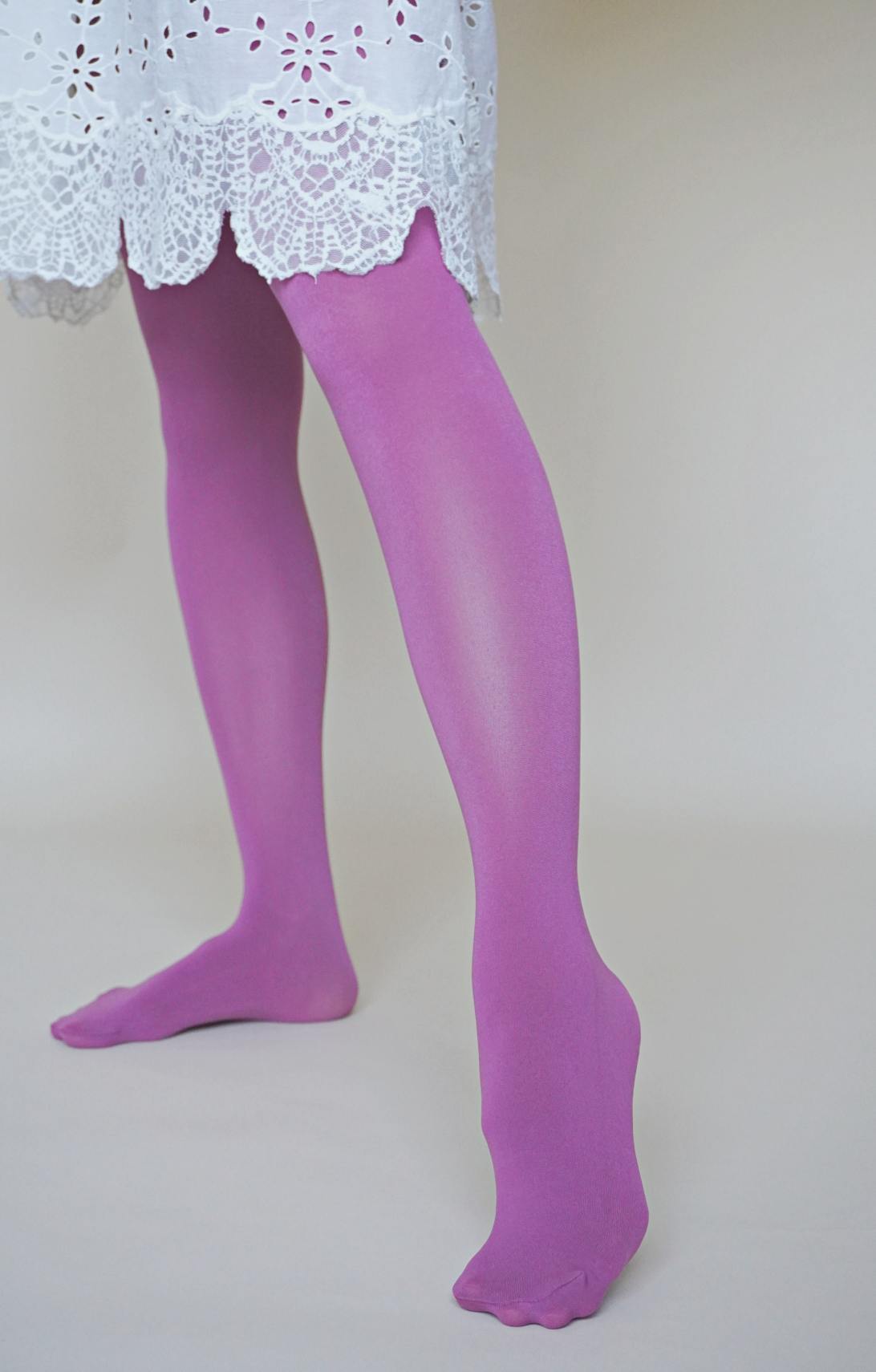 Purple opaque tights best sale