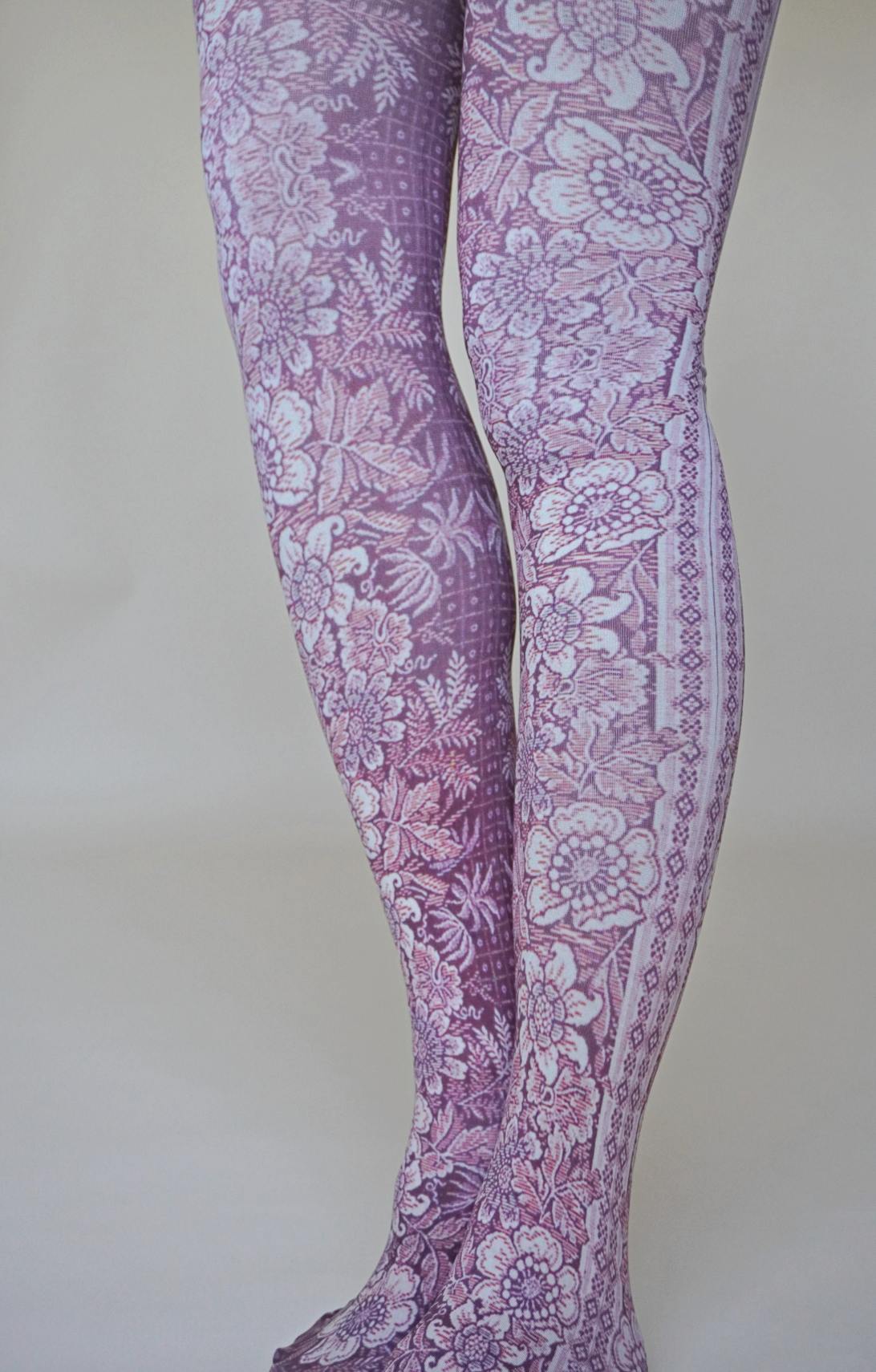 Womens Fashion Tights | Museum Art Printed – Tabbisocks