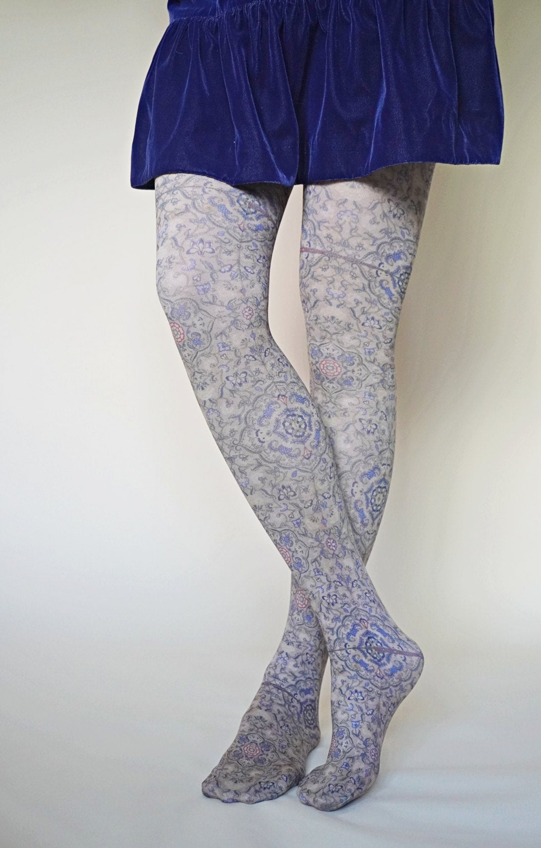 Womens Fashion Tights | Museum Art Printed – Tabbisocks