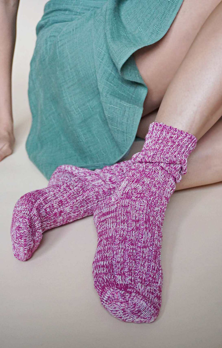 Organic Hemp Ribbed Socks