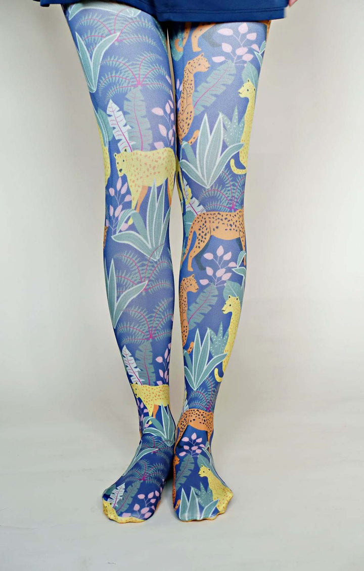 Jungle theme tights