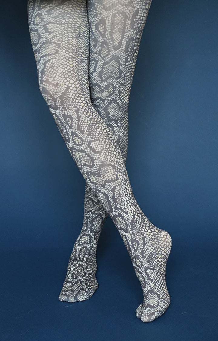 Snakeskin Pattern Tights