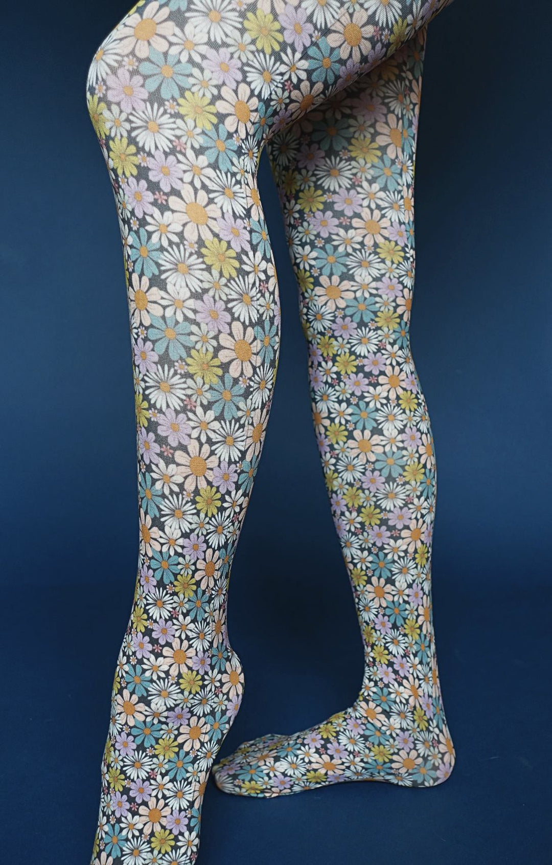 Multi Mini Flowers Tights