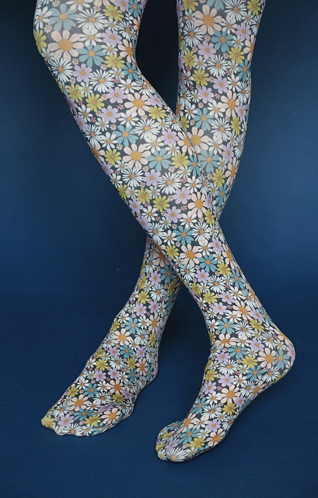 Multi Mini Flowers Tights – Tabbisocks