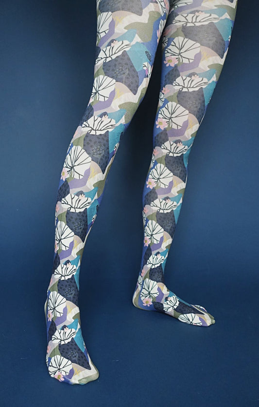 Unique Water Lilies Tights