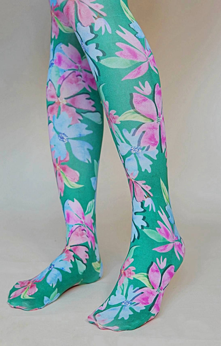 Floral Tights | Women's Tights – Tabbisocks