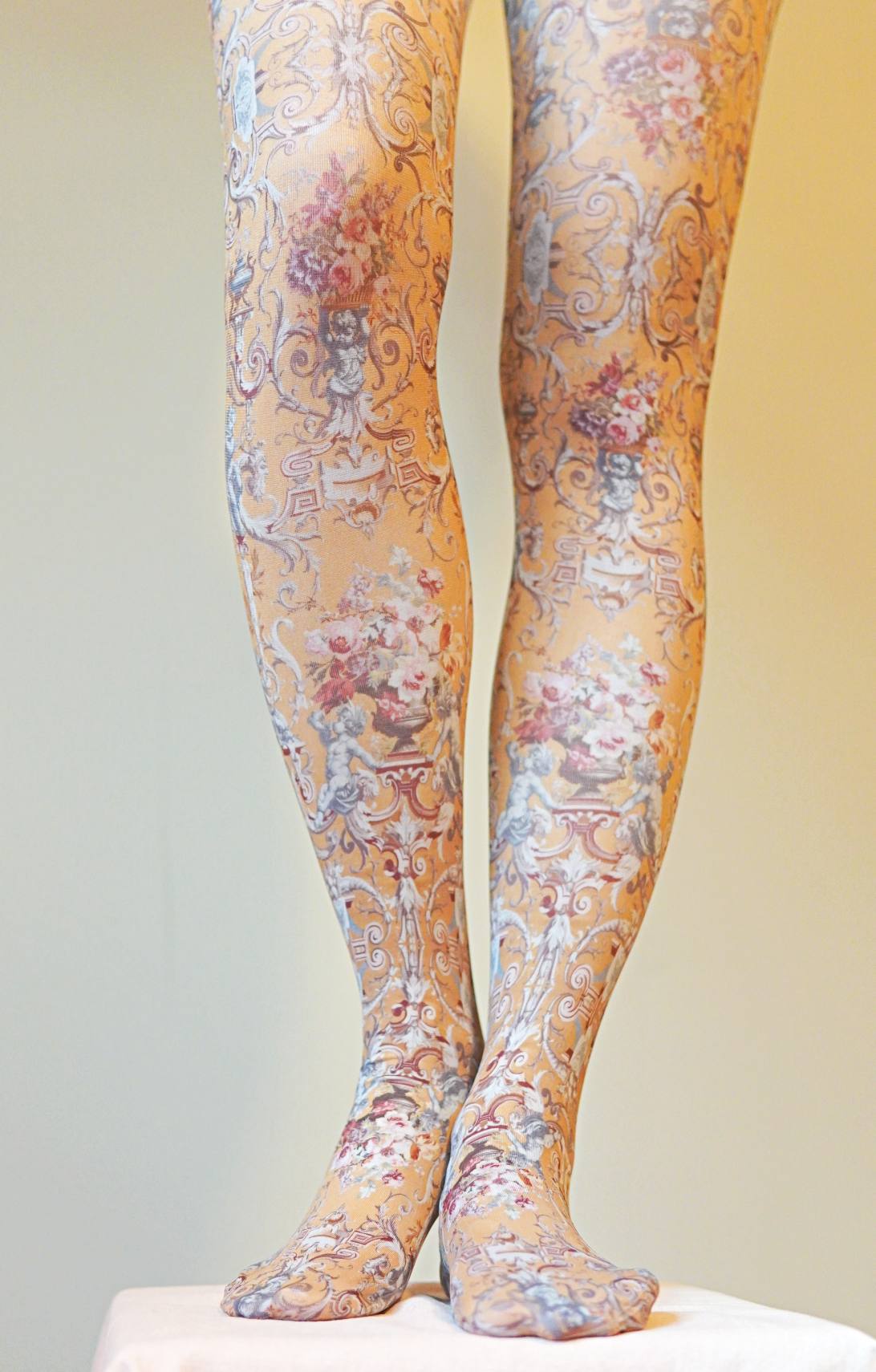 Womens Fashion Tights | Museum Art Printed – Tabbisocks