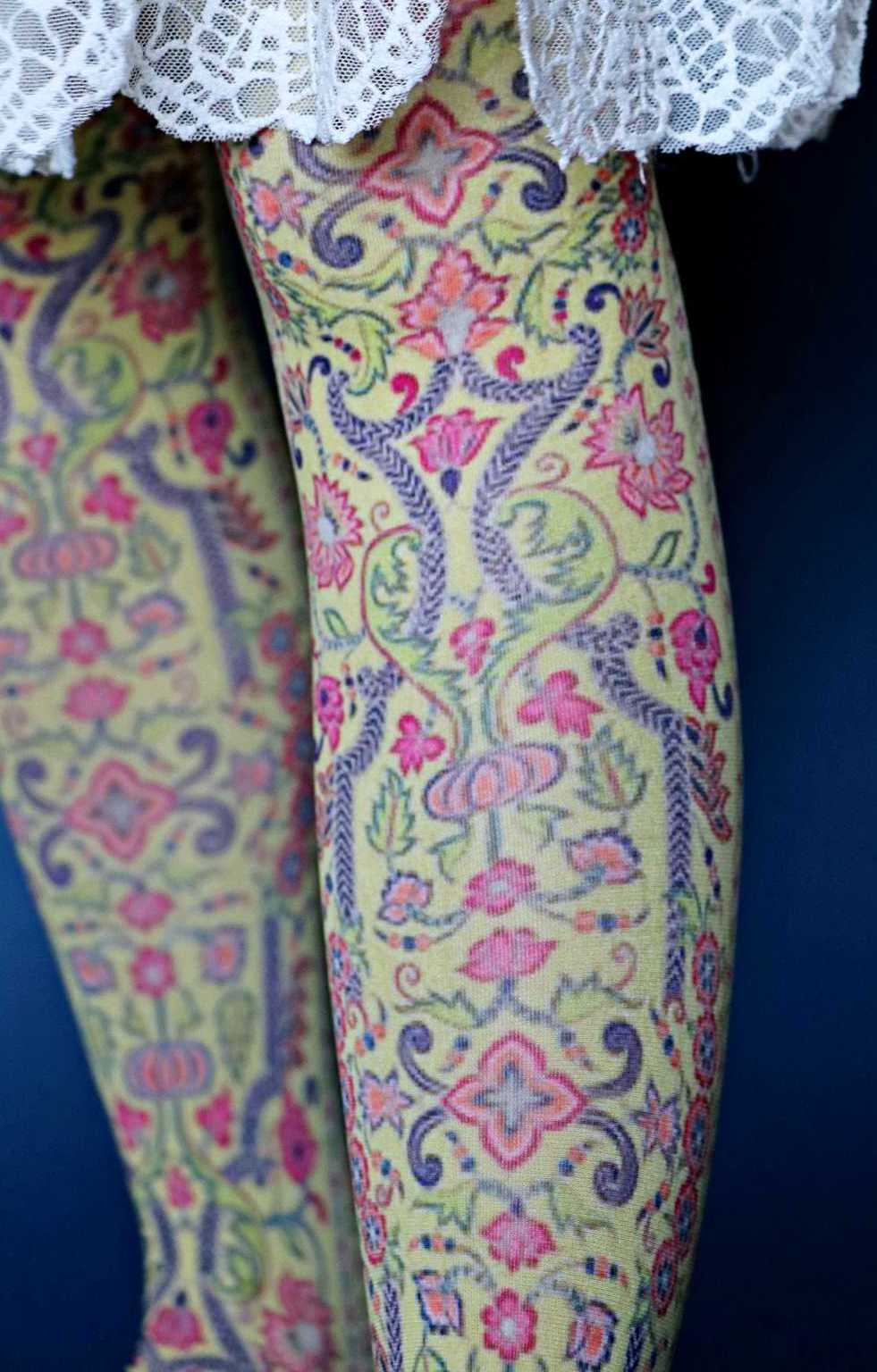 Womens Fashion Tights | Museum Art Printed – Tabbisocks