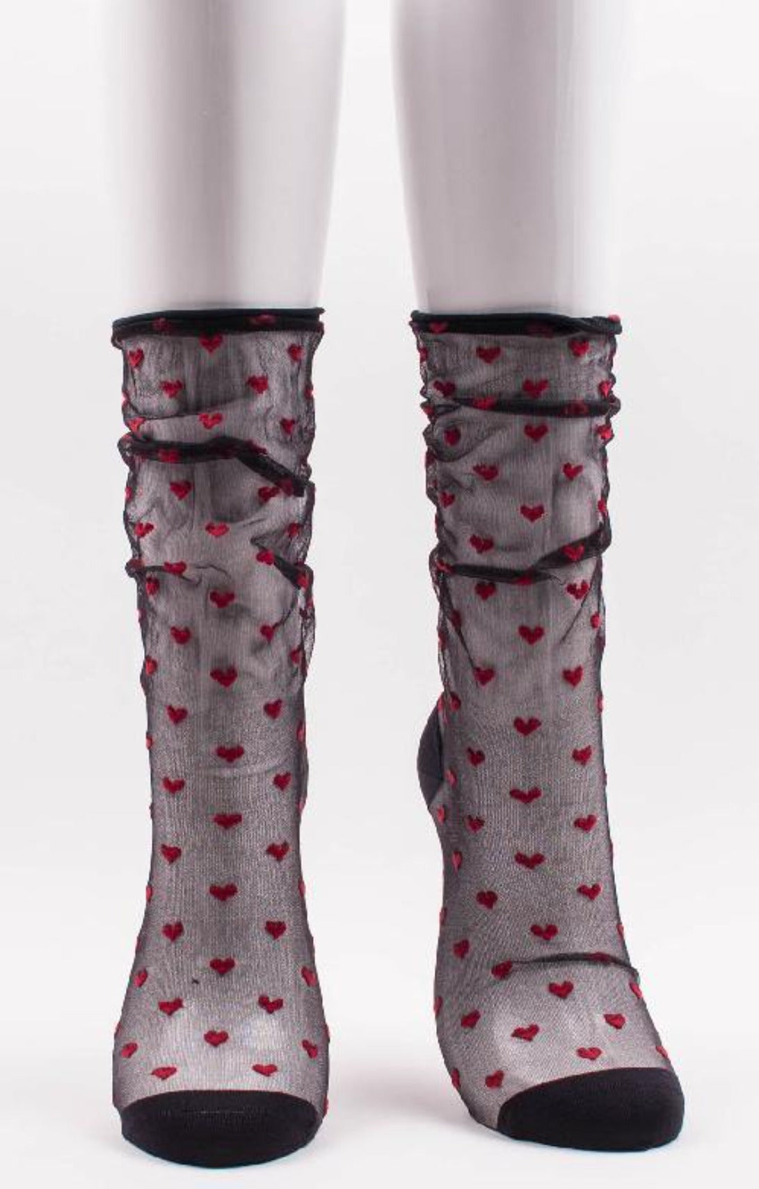 Heart Tulle Sheer Socks – Tabbisocks