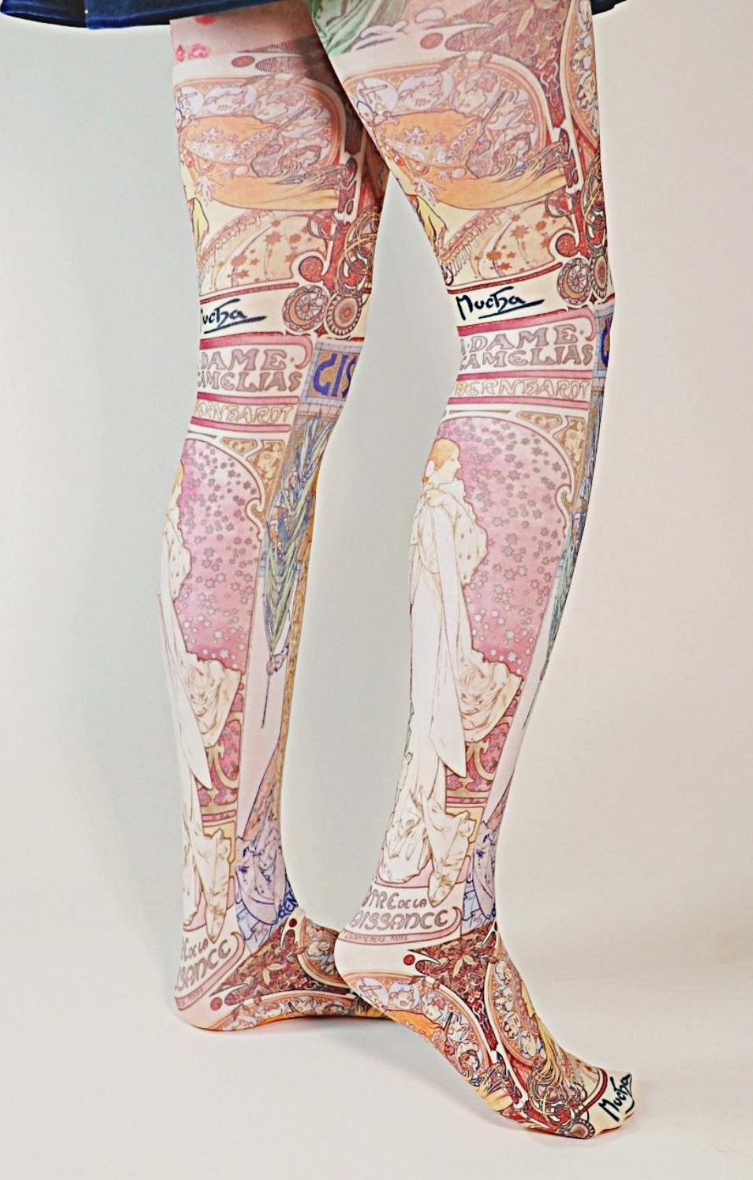 Alfons Maria Mucha Printed Tights – Tabbisocks